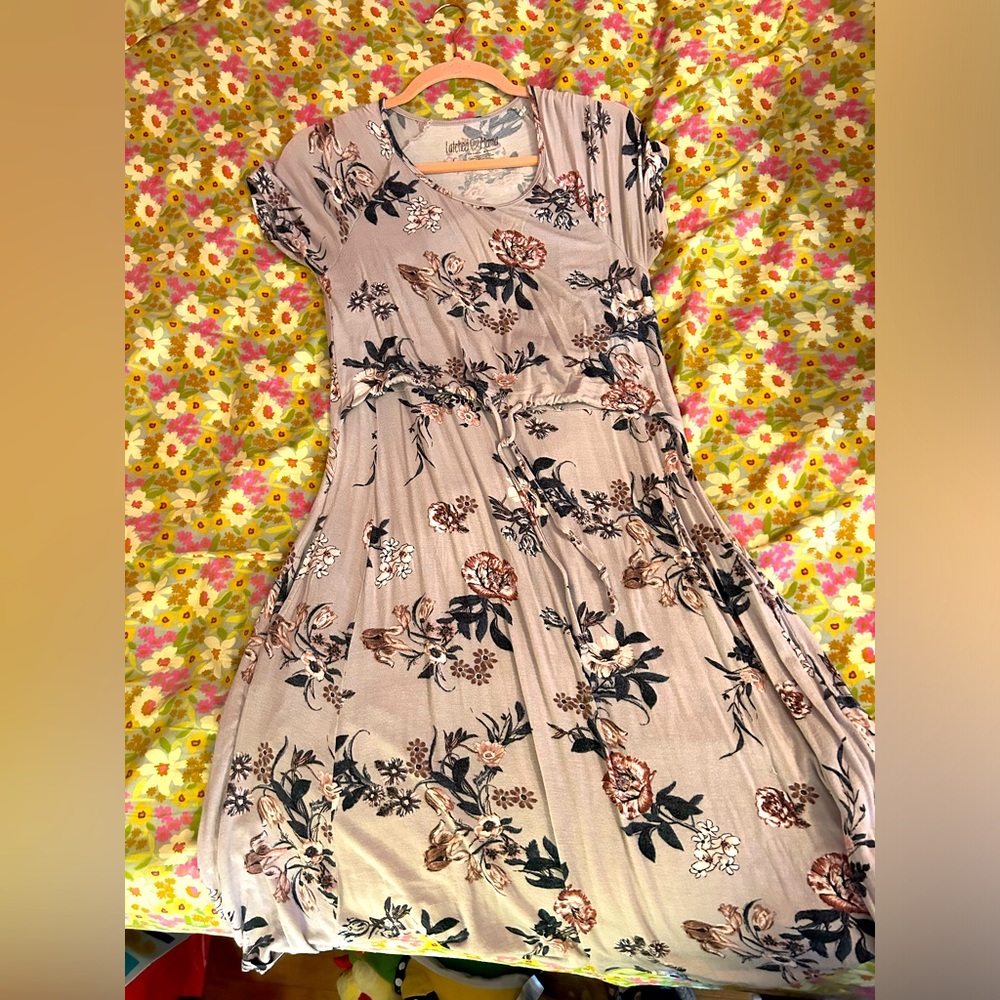LM drawstring dress